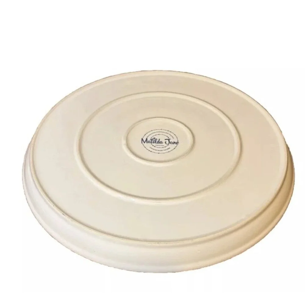 Matilda Jane Love Is Homemade‎ 3 Pc Serving Set Platter Serving Knife Spoon Rest